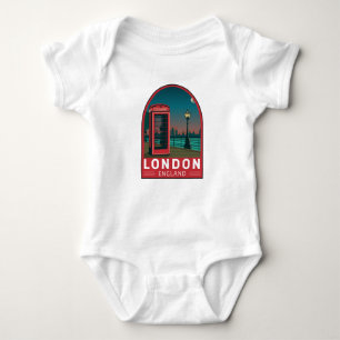 London England Retro Travel Art Vintage T Shirt