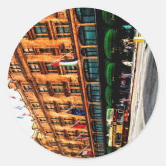 London England Runt Klistermärke