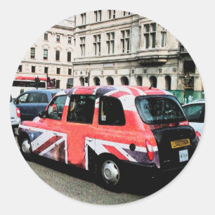 London England Runt Klistermärke