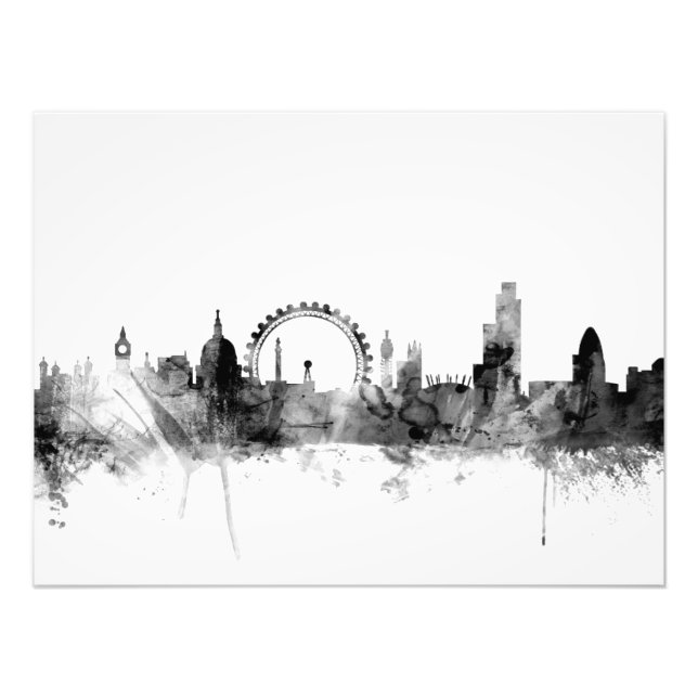 London England Skyline Fototryck (Framsidan)