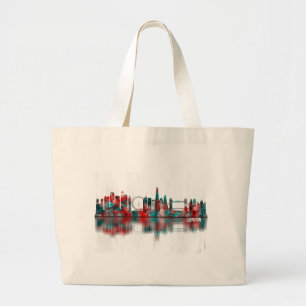 London England Skyline Jumbo Tygkasse