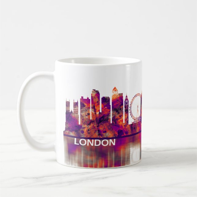London England Skyline Kaffemugg (Vänster)