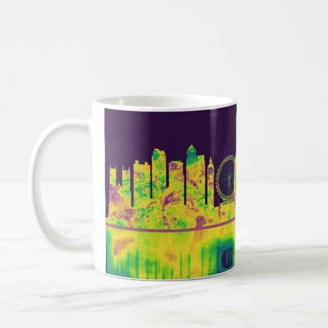 London England Skyline Kaffemugg (Vänster)