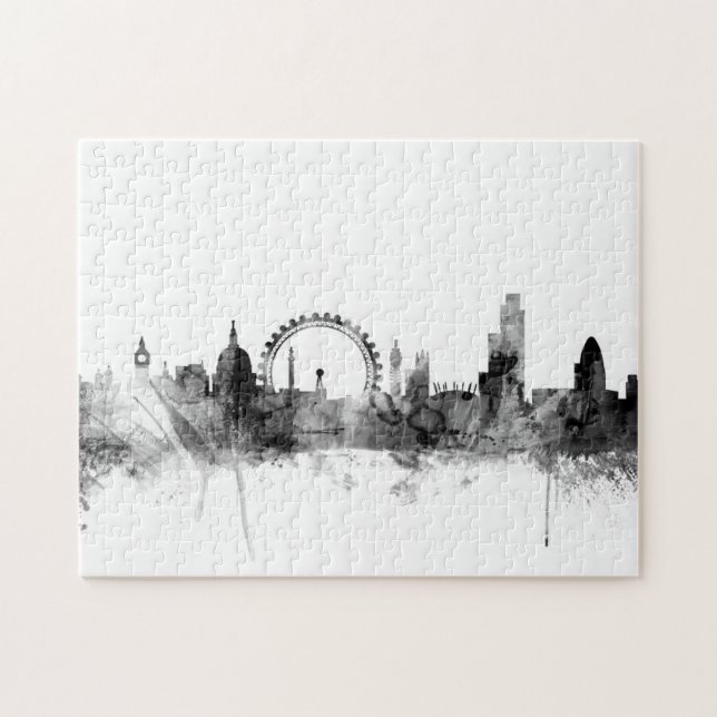 London England Skyline Pussel (Horisontell)