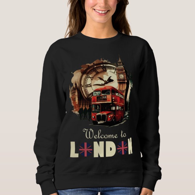 London England Souvenir Tourist For Men Women Kids T Shirt (Framsida)
