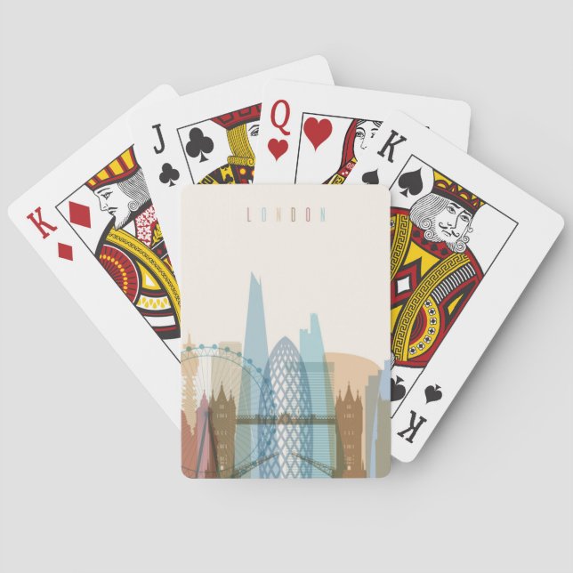 London England | stadshorisont Casinokort (Baksidan)