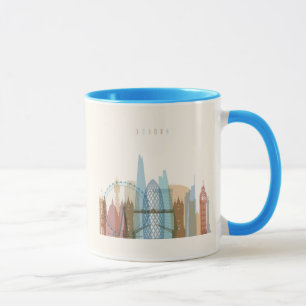 London England stadshorisont Mugg