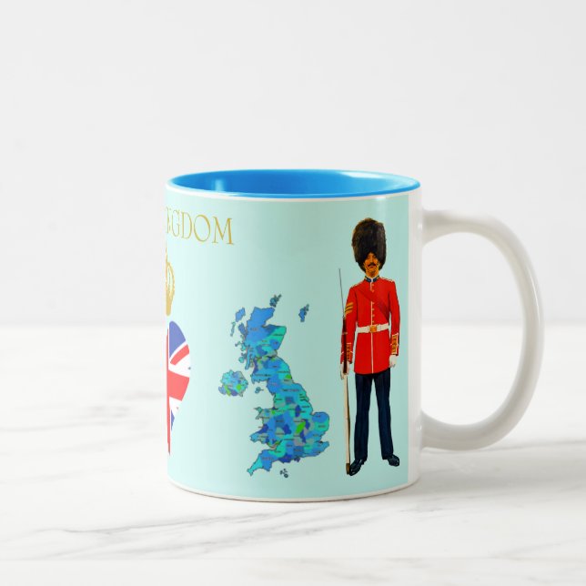 London, England, Storbritannien Hjärtpresent Två-Tonad Mugg (Höger)