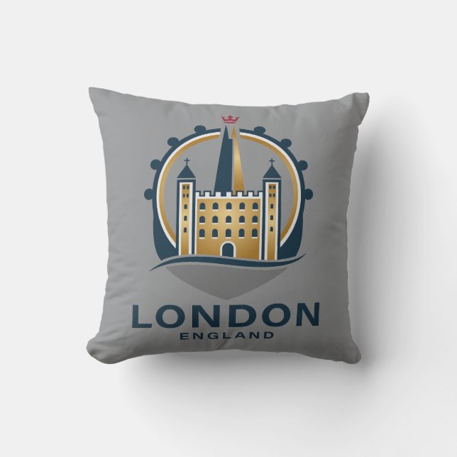 London England Storbritannien Kudde (Framsida)