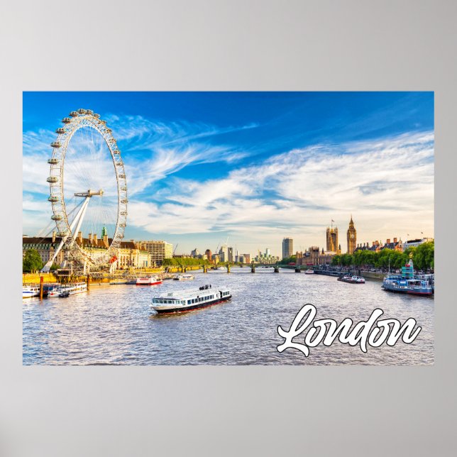 London, England, Storbritannien Poster (Framsidan)