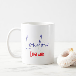 London, England, Storbritannien Resa Souvenir Pres Kaffemugg