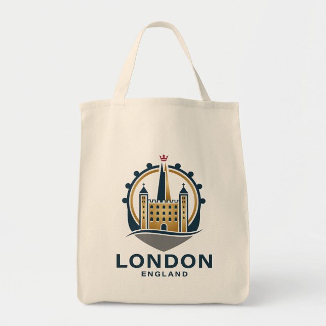 London England Storbritannien Tygkasse (Framsidan)