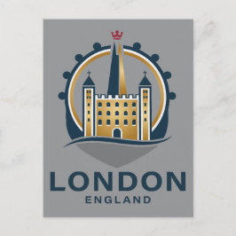 London England Storbritannien Vykort