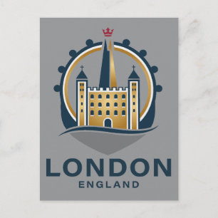 London England Storbritannien Vykort