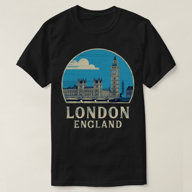 london England T Shirt (Design framsida)