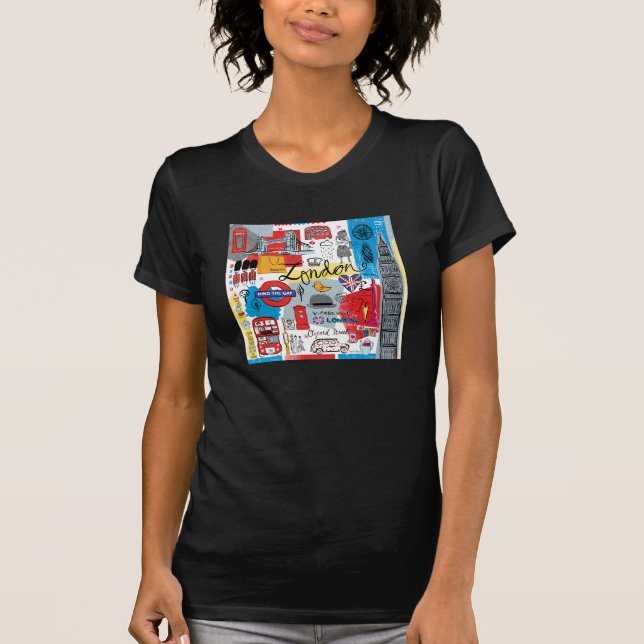 London, England T Shirt (Framsida)