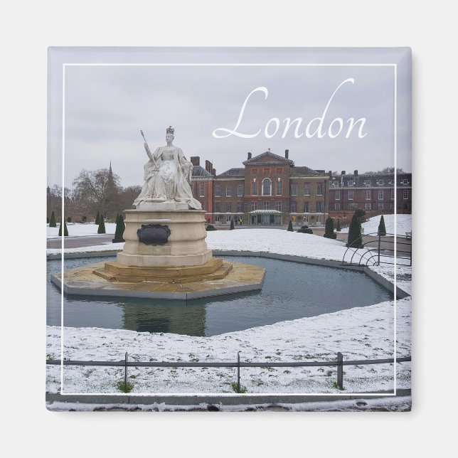 London England Underbar Britain Architecture Winte Magnet (Framsidan)