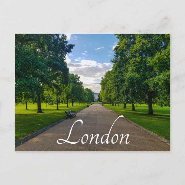 London England Underbar Britain Nature Hyde Park Vykort (Framsida)