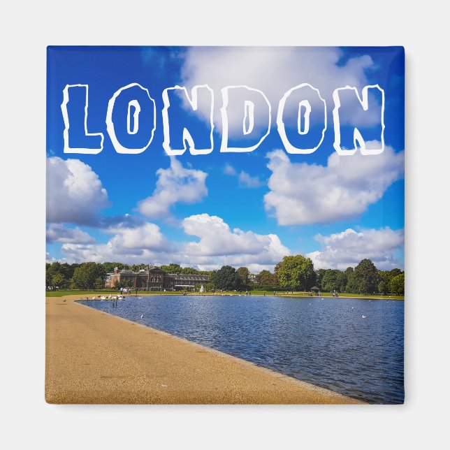 London England Underbar Britain Park Nature Magnet (Framsidan)