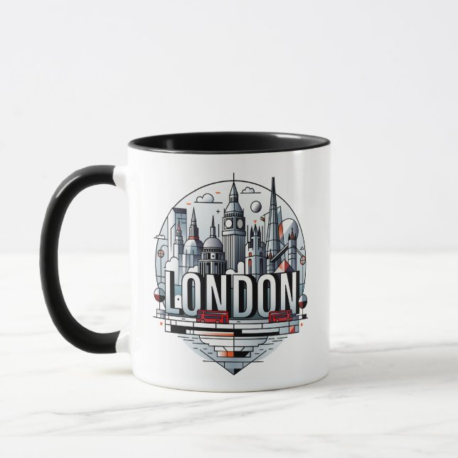 London England United Kingdom Mugg (Vänster)