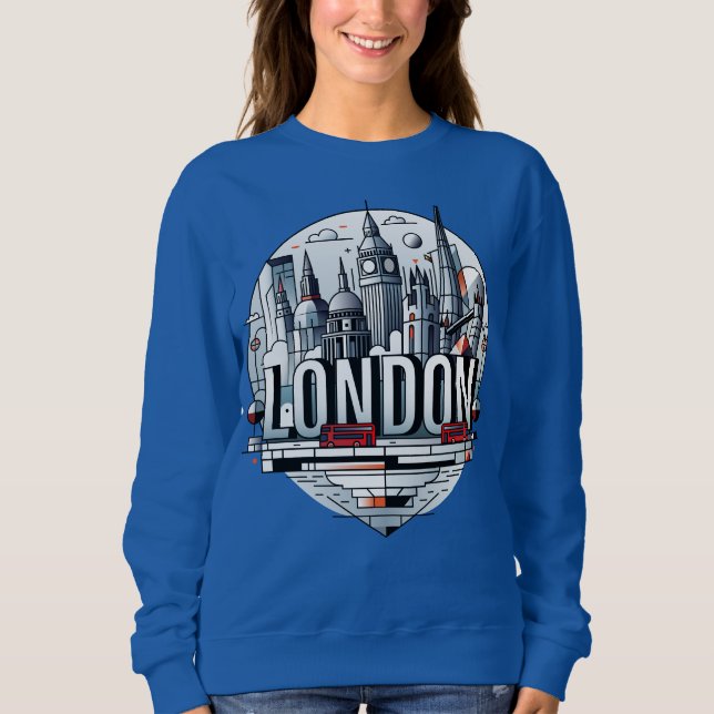 London England United Kingdom T Shirt (Framsida)