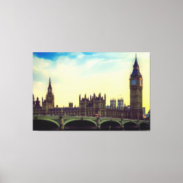 London England United Parliament UK Canvastryck