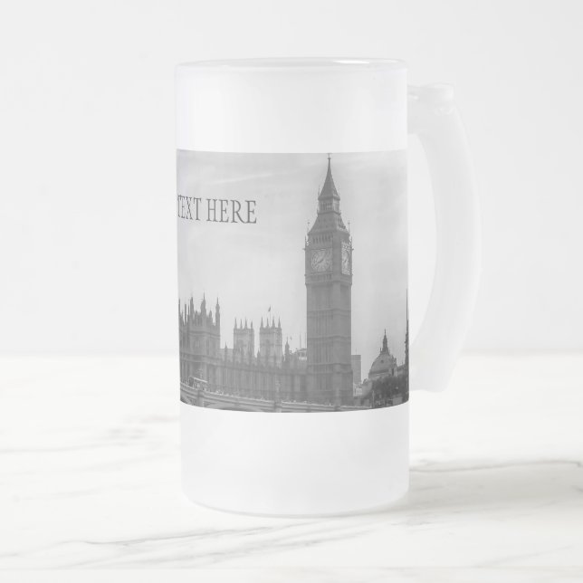 London England United Parliament UK Frostat Ölglas (Framsida höger)