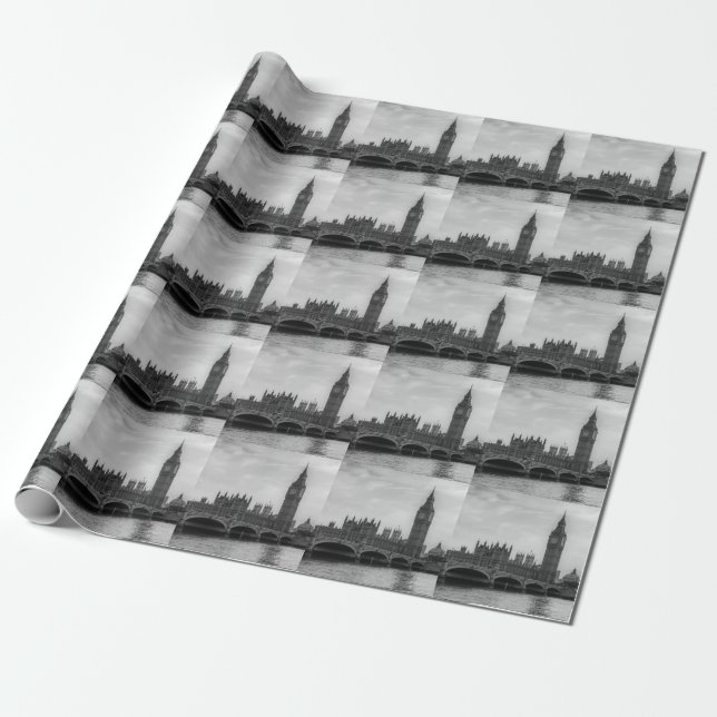 London England United Parliament UK Presentpapper (Utrullad)