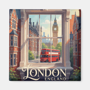 London England Viktoriansk Arkitektur Klassisk Sta Magnet