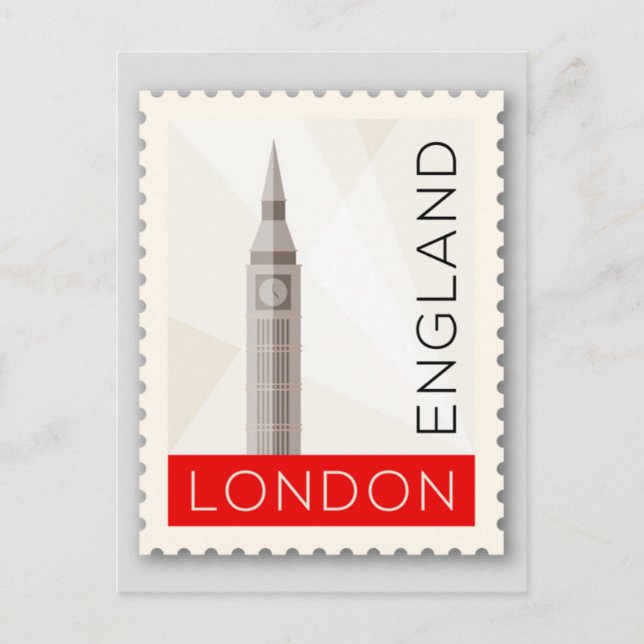 London England Vykort (Framsida)