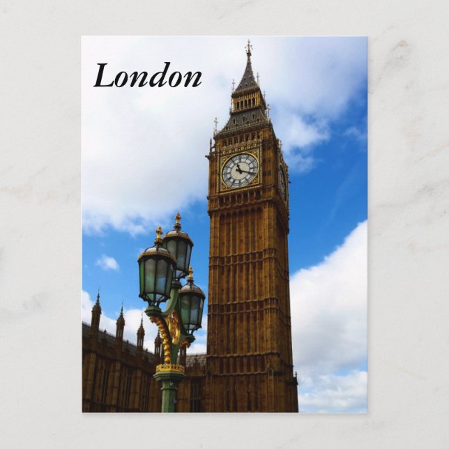 London - England Vykort (Framsida)