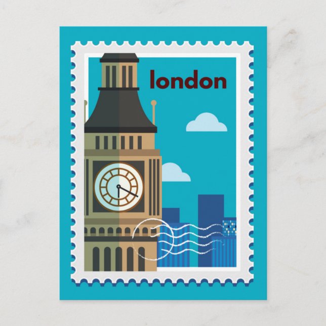 London England Vykort (Framsida)