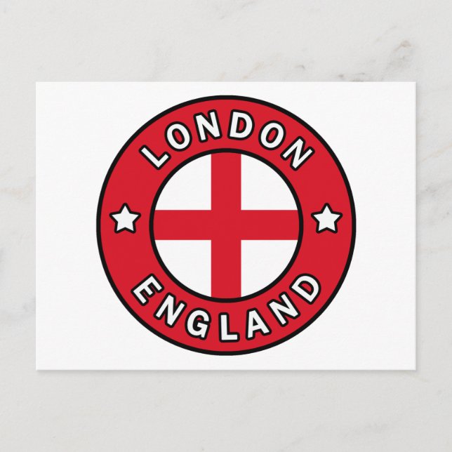 London England Vykort (Framsida)