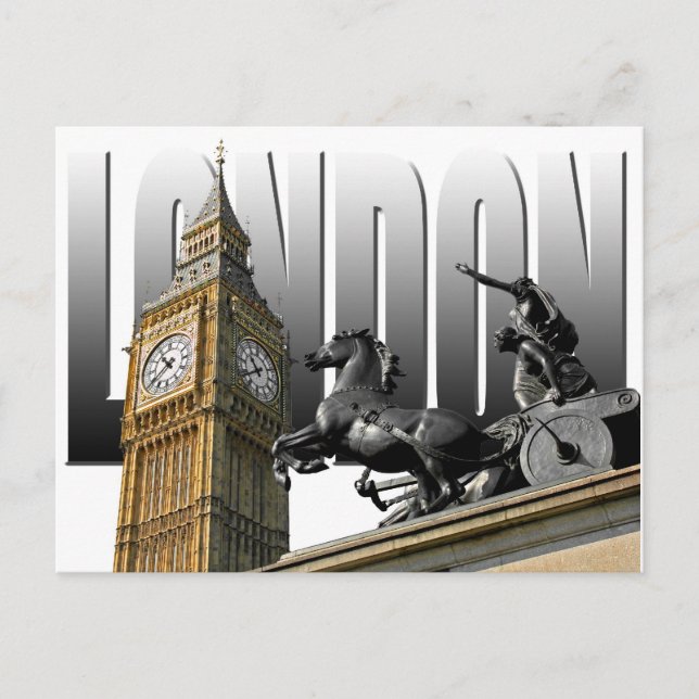 London - England Vykort (Framsida)