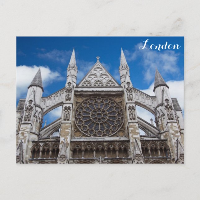 London England Westminster Abbey Photo Vykort (Framsida)