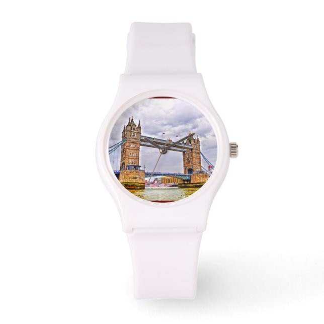 London, Englands historiska bron i Torn Armbandsur (Framsida)