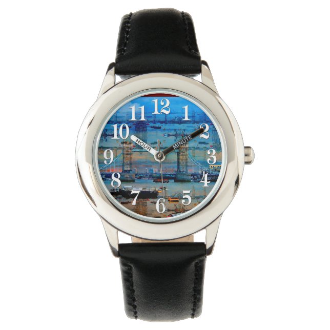 London, Englands historiska bron i Torn Armbandsur (Framsida)