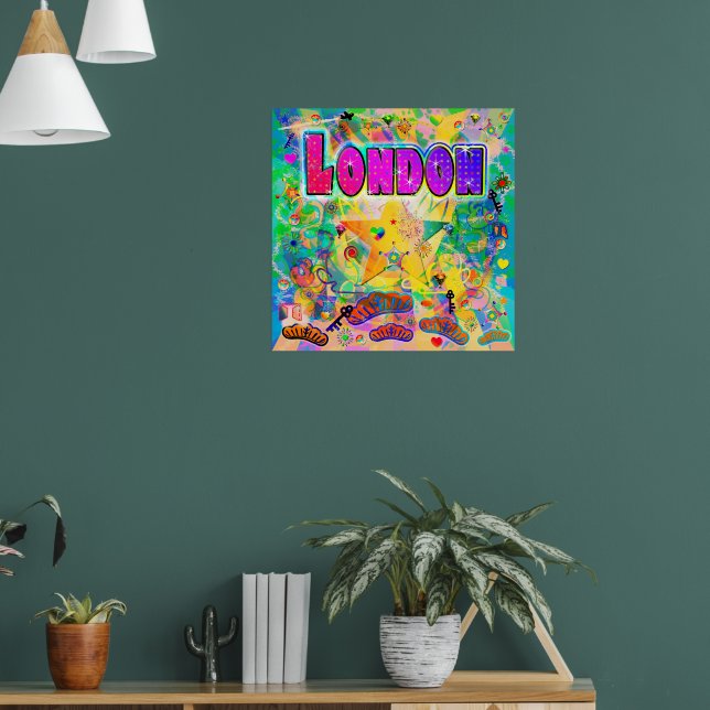 London Epoch Hour Poster (Vardagsrum 1)