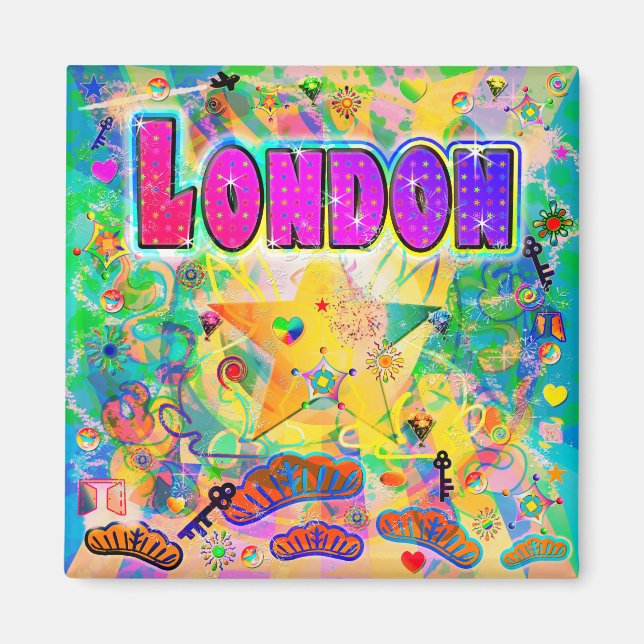 London Epok Timme Magnet (Framsidan)