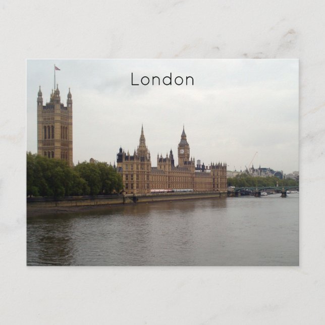 London - Europaparlamentets hus Helg Vykort (Framsida)