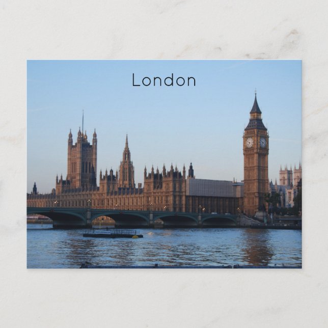 London - Europaparlamentets hus Helg Vykort (Framsida)