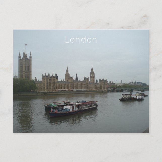 London - Europaparlamentets hus Helg Vykort (Framsida)