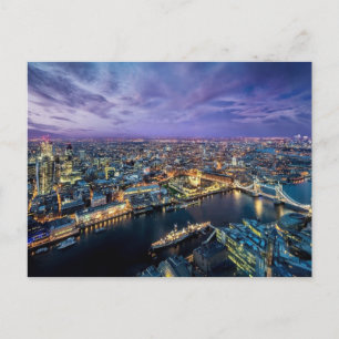 London Evening Postcard Vykort