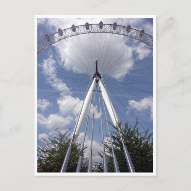 London Eye bakåt Vykort (Framsida)