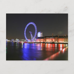 London Eye på natten Vykort