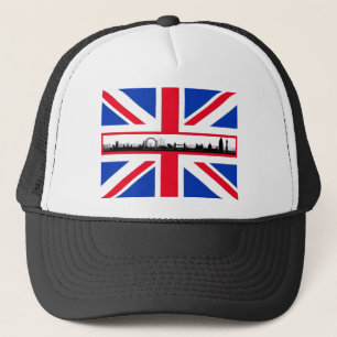 London Eye Silhuett Union Jack Flag Keps Hatt