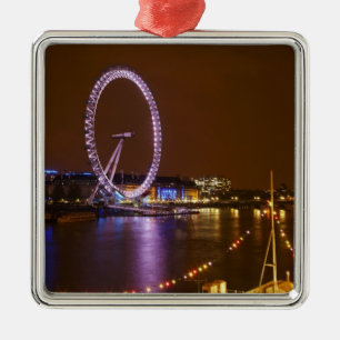London Eye, Themsen och ljus från Julgransprydnad Metall