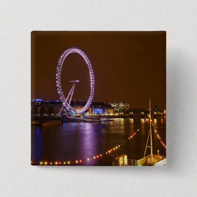 London Eye, Themsen och ljus från Knapp (Framsida)