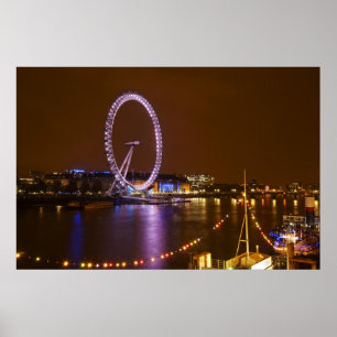 London Eye, Themsen och ljus från Poster