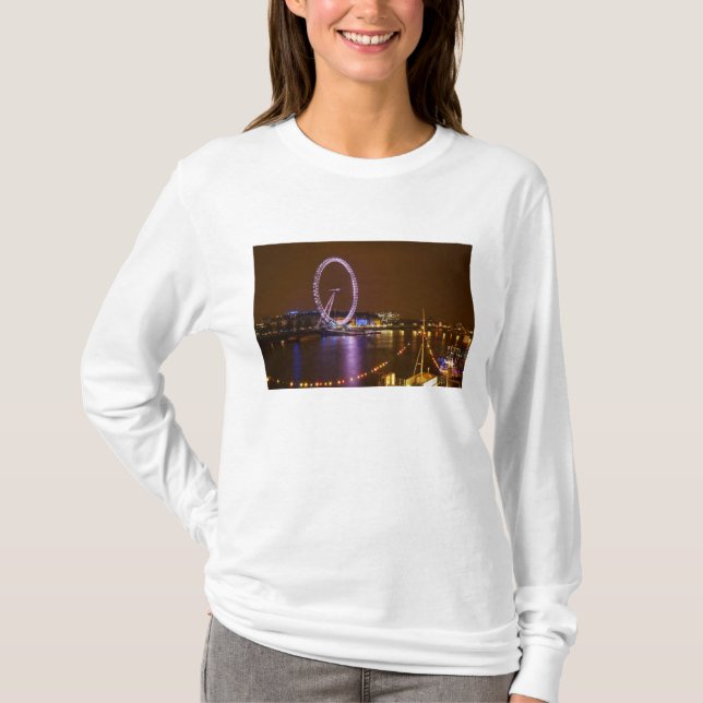 London Eye, Themsen och ljus från Tee (Framsida)